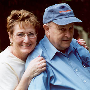 Char and Ray Working In The Yard